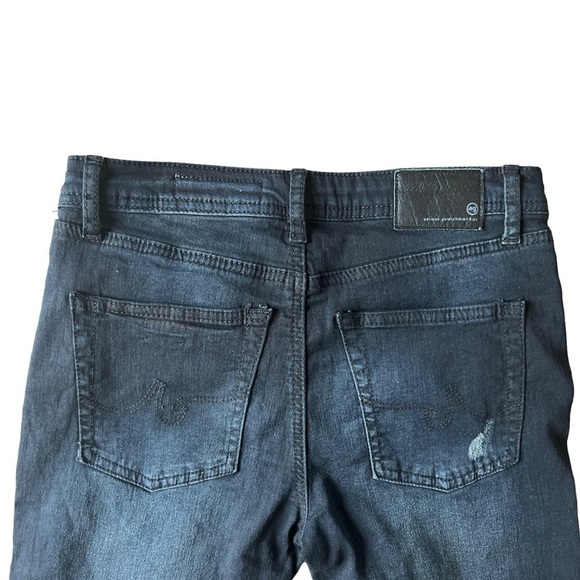 AG Adriano Goldschmied Kid’s The Knit Stryker Black Slim Straight Jeans, Size 14 - Picture 4 of 9